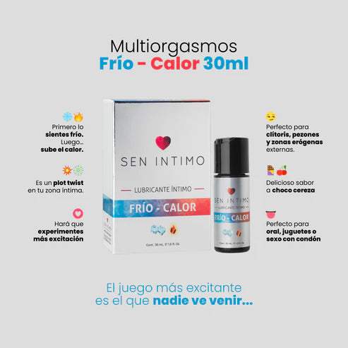 Multiorgasmos Frio/Calor X 30 Ml Sen Intimo