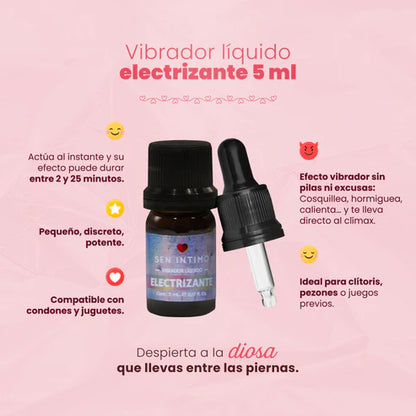 Vibrador Líquido Electrizante X 5 Ml Sen Intimo